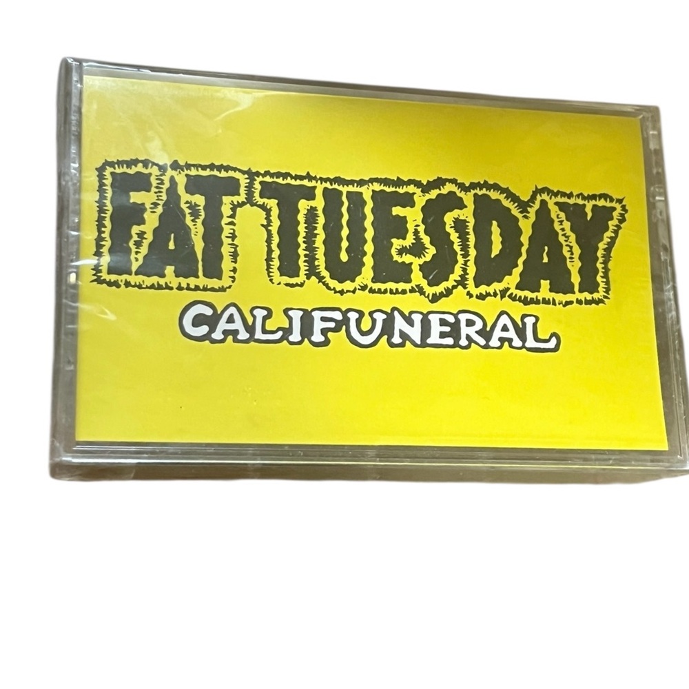 Fat Tuesday Califuneral 1992 Sealed Promo Cassette RARE New Unopened